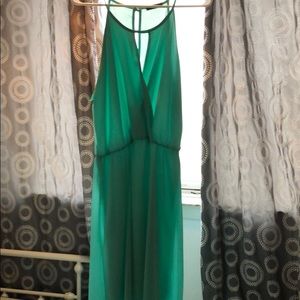 Simple aqua dress